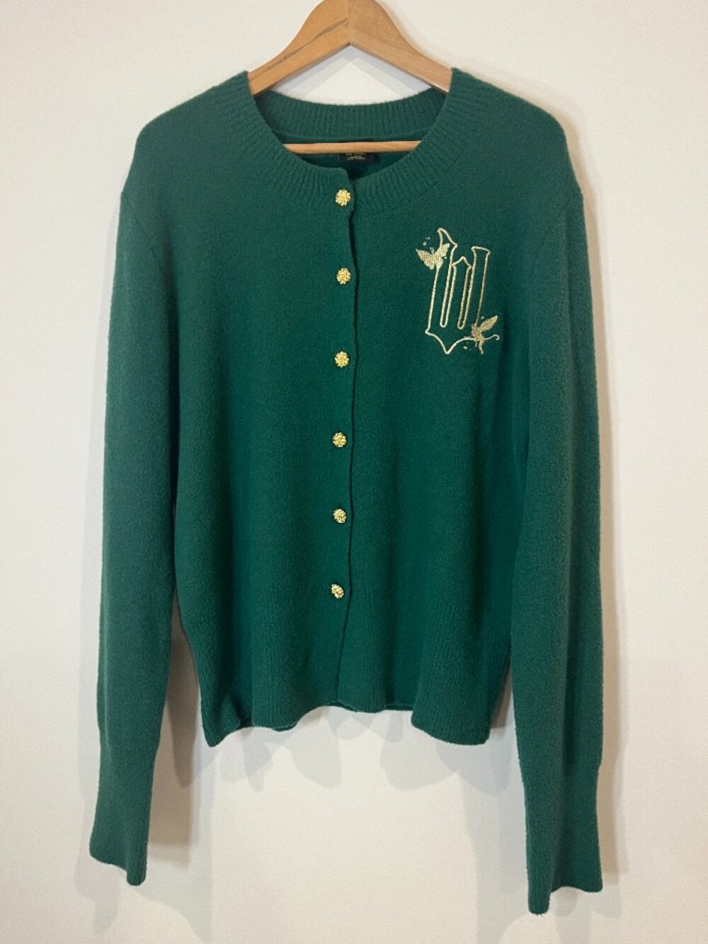 Wicked theater core Embroidered Cardigan size XL Paul Tazewell x Target Green